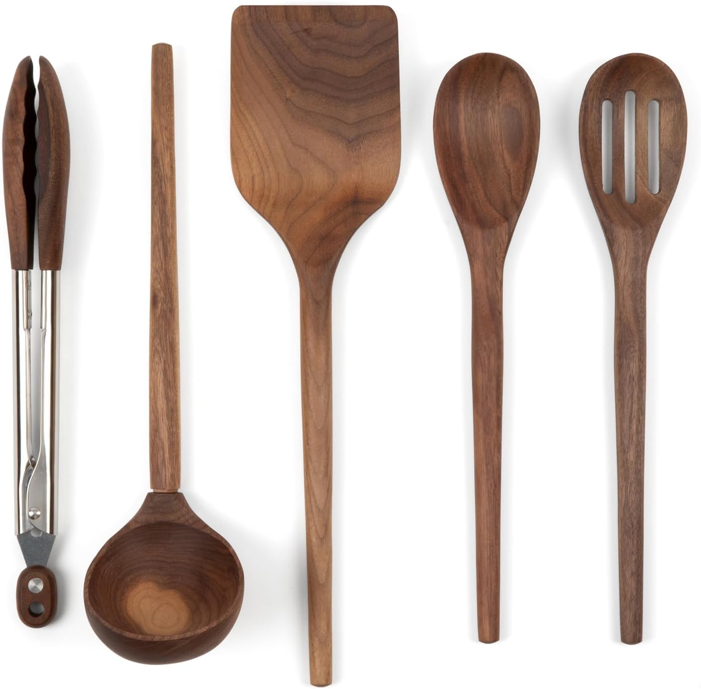 Salt & York 5-piece Walnut Utensil Set review overview