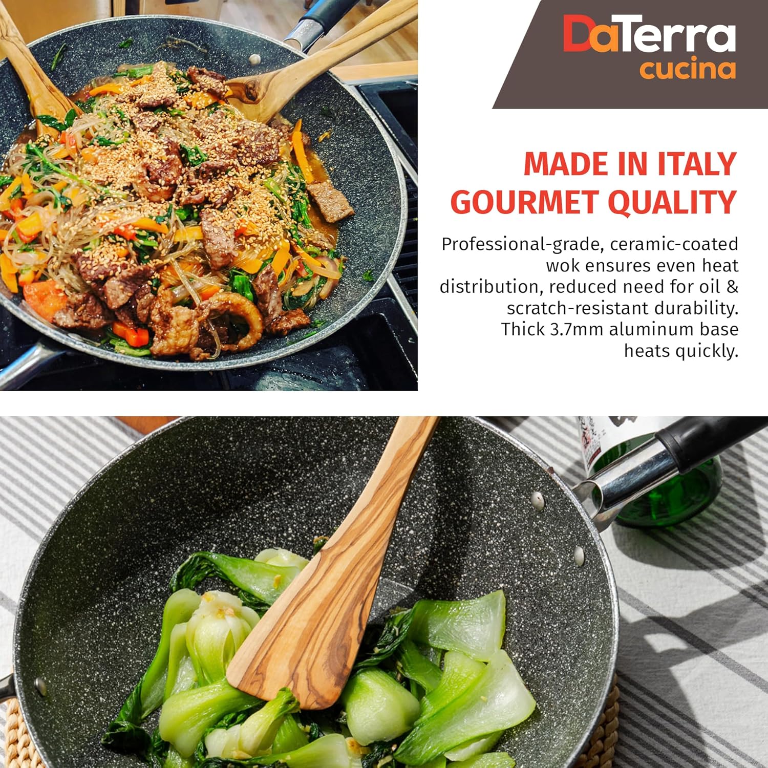 DaTerra Cucina 13\” Nonstick Ceramic Wok review