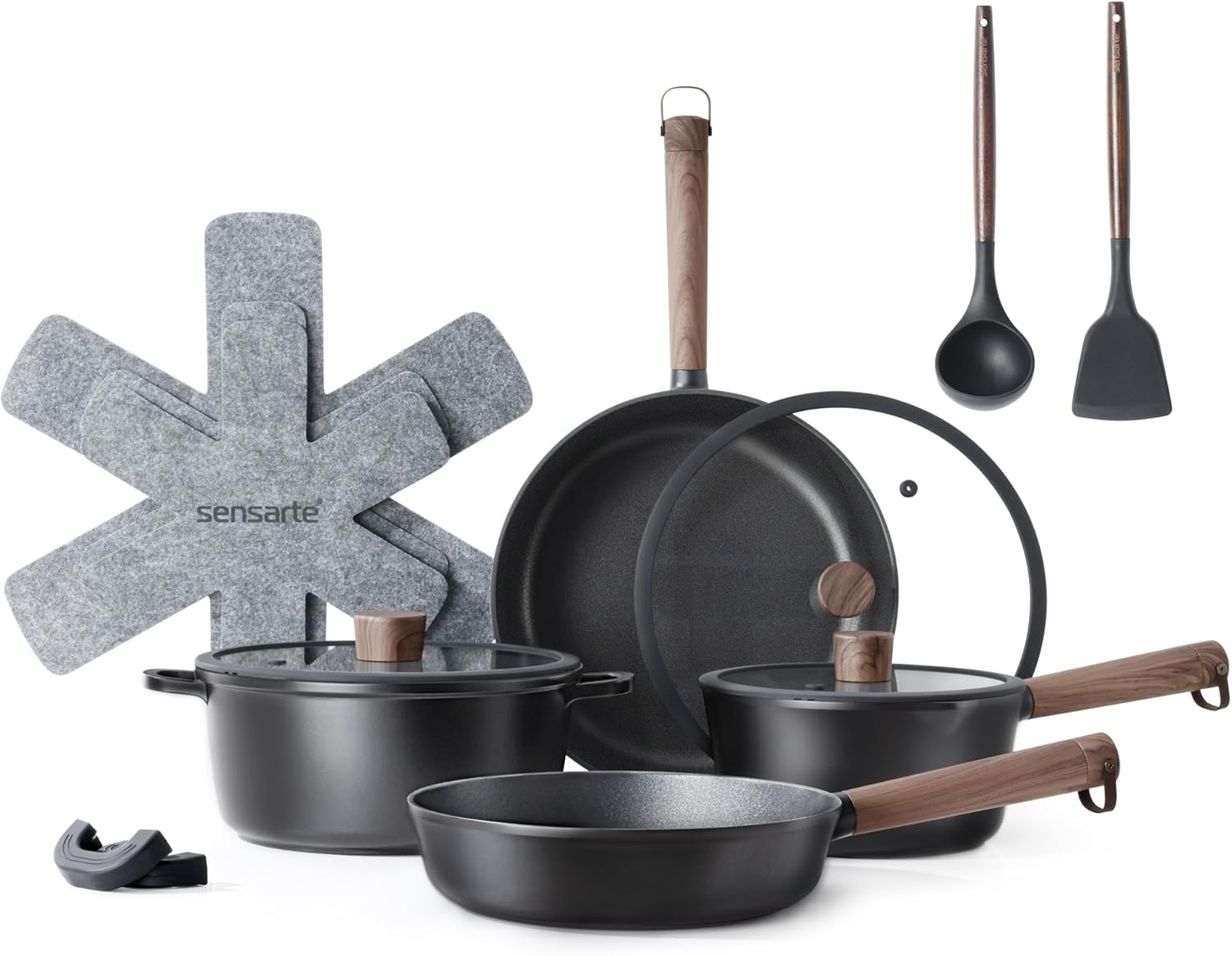 SENSARTE 13pc Nonstick Pots and Pans Set review
