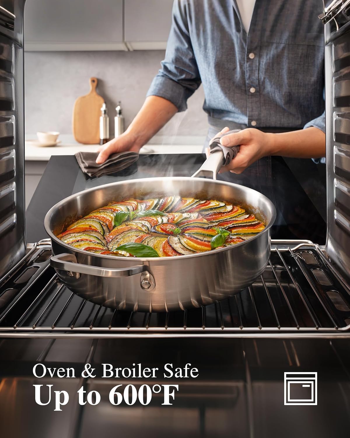 Stainless Steel Cookware Set,Tir-Ply Pots and Pans Set,13 Pcs Stainless Steel Induction Kitchen Cookware Sets,PFOA Free, Frying Pans, Butter warmer,Saute Pan Stock Pot,Compatible with All Cooktops Stainless Steel Cookware Set,Tir-Ply Pots and Pans Set,13 Pcs Stainless Steel Induction Kitchen Cookware Sets,PFOA Free, Frying Pans, Butter warmer,Saute Pan Stock Pot,Compatible with All Cooktops