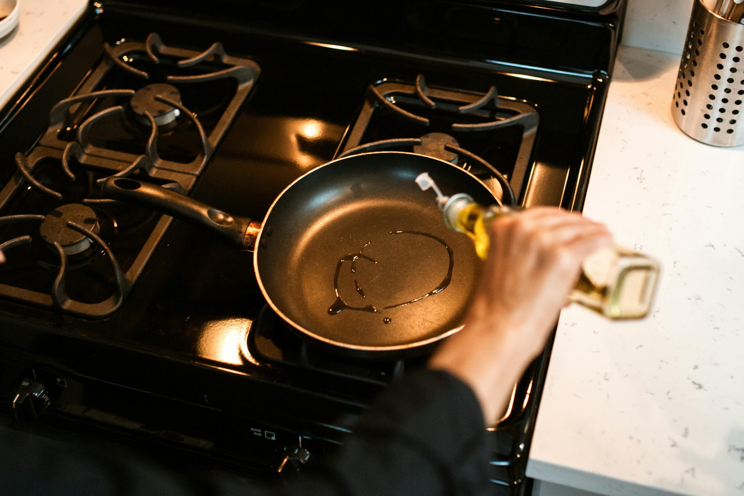 Anolon Achieve Hard Anodized Nonstick Cookware Pots and Pans Set, Piece - Cream