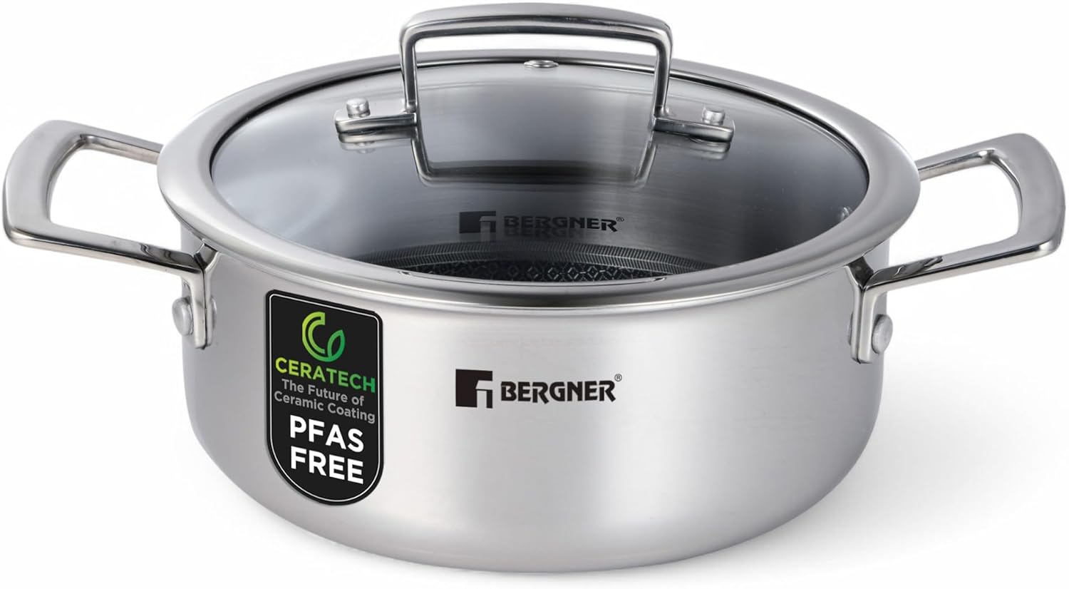 BERGNER BG-33221-BL Cookware Set, Stainless Steel