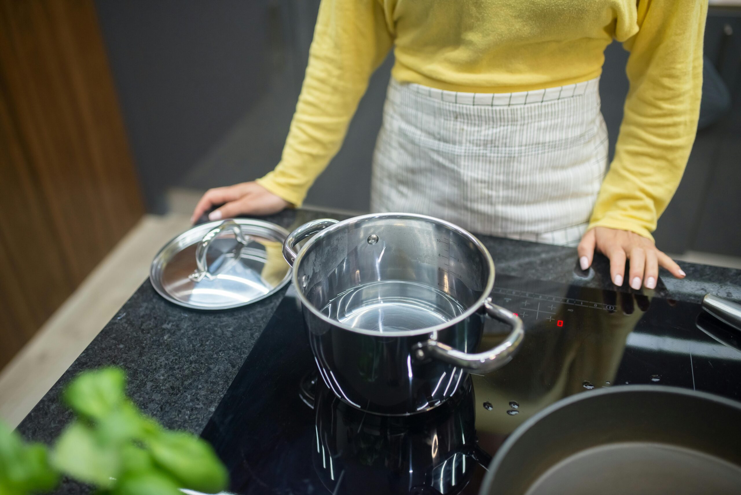 Martha Stewart Castelle Piece/8 Durable Stainless Steel Induction Safe Non-Toxic Triply Bottom Kitchen Pots and Pans Cookware Set - Dishwasher Safe